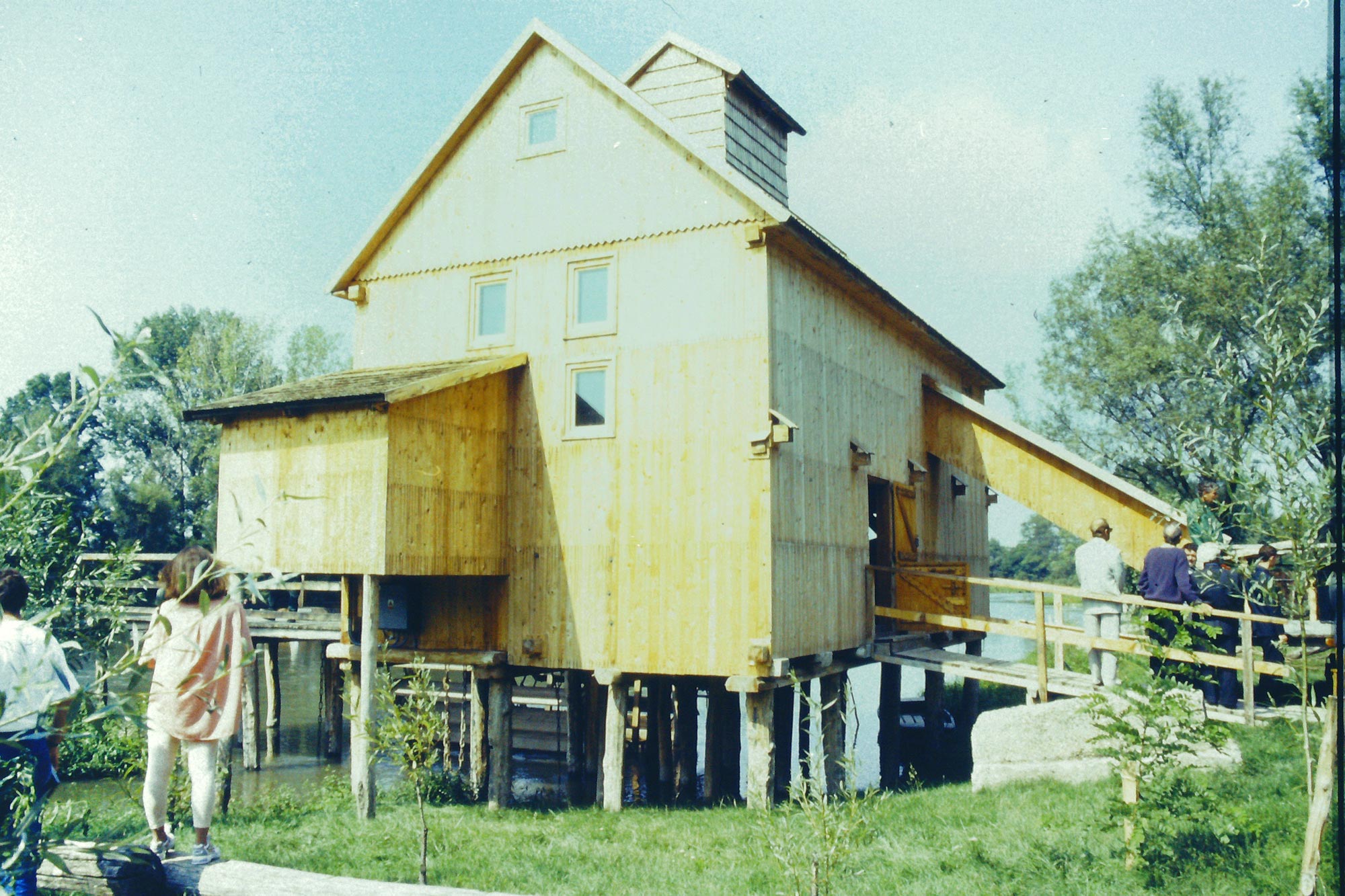 A jókai cölöpösmalom (Kis-Duna)